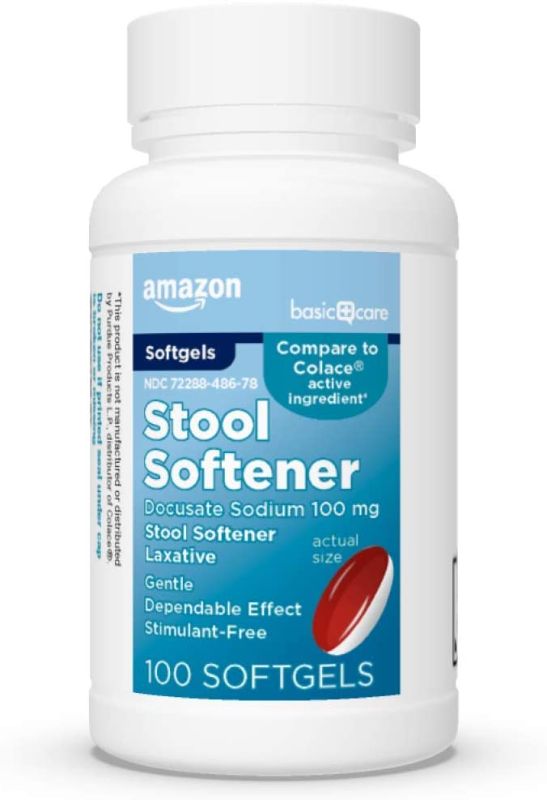 Photo 1 of Amazon Basic Care Stool Softener Laxative
exp 1 dec 2024