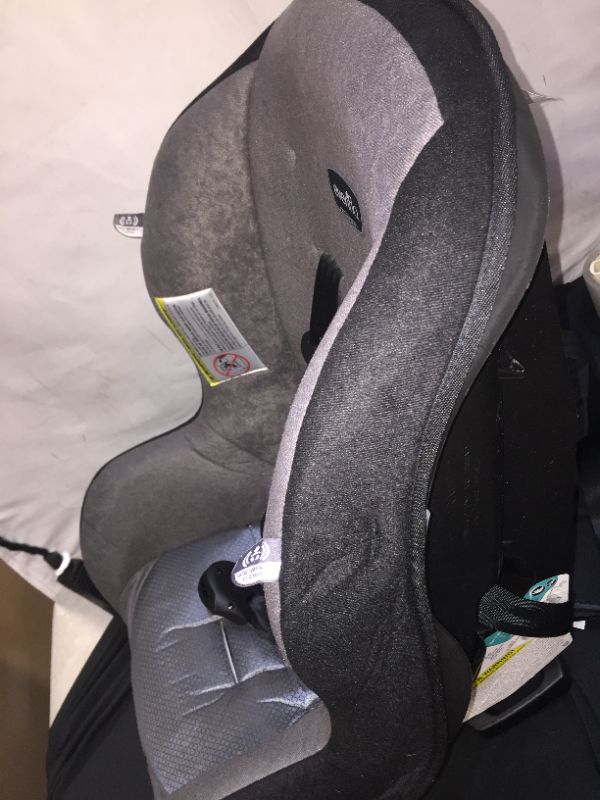 Photo 5 of Evenflo Tribute LX Harness Convertible Car Seat, Solid Print Gray