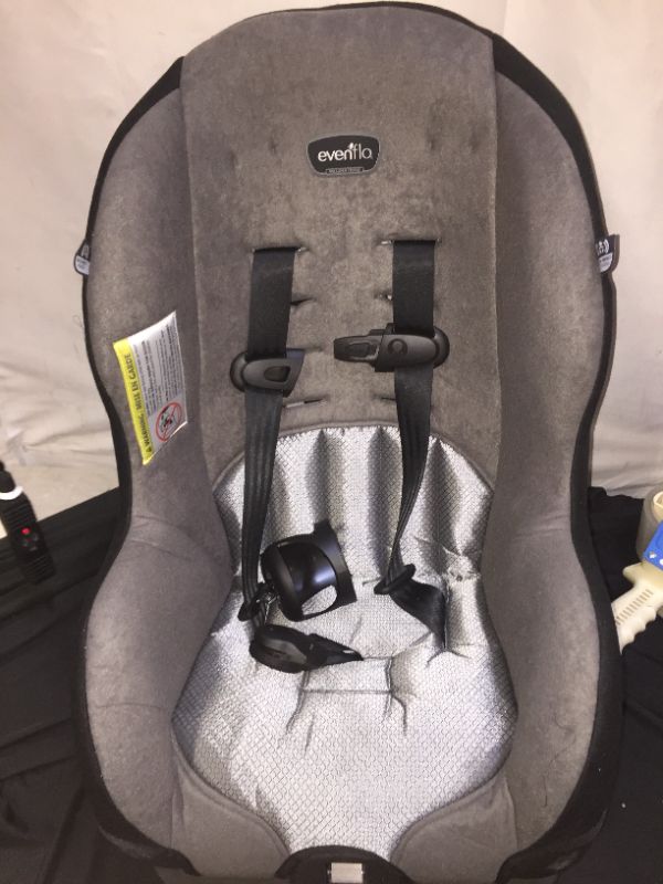 Photo 4 of Evenflo Tribute LX Harness Convertible Car Seat, Solid Print Gray