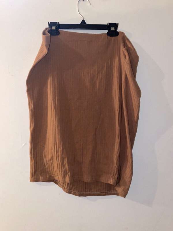 Photo 1 of WOMENS'S CAMEL COLOR SKIRT, SIZE XL