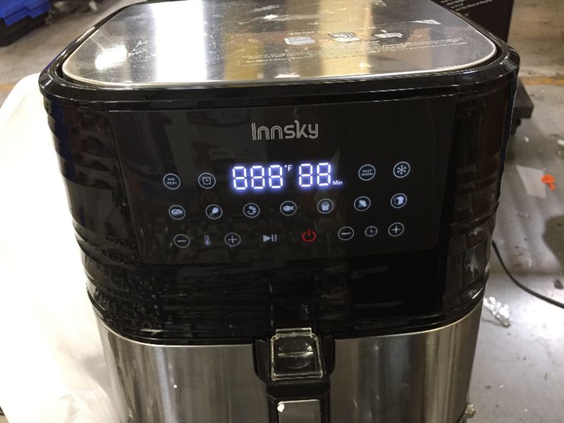 Photo 2 of Innsky Air Fryer XL 5.8 QT, ?2021 Upgraded? 11 in 1 Oilless Air Fryers Oven, Easy One Touch Screen with Preheat & Delay Start, ETL Listed, Airfryer 1700W for Air Fry, Roast, Bake, Grill, Recipe Book
