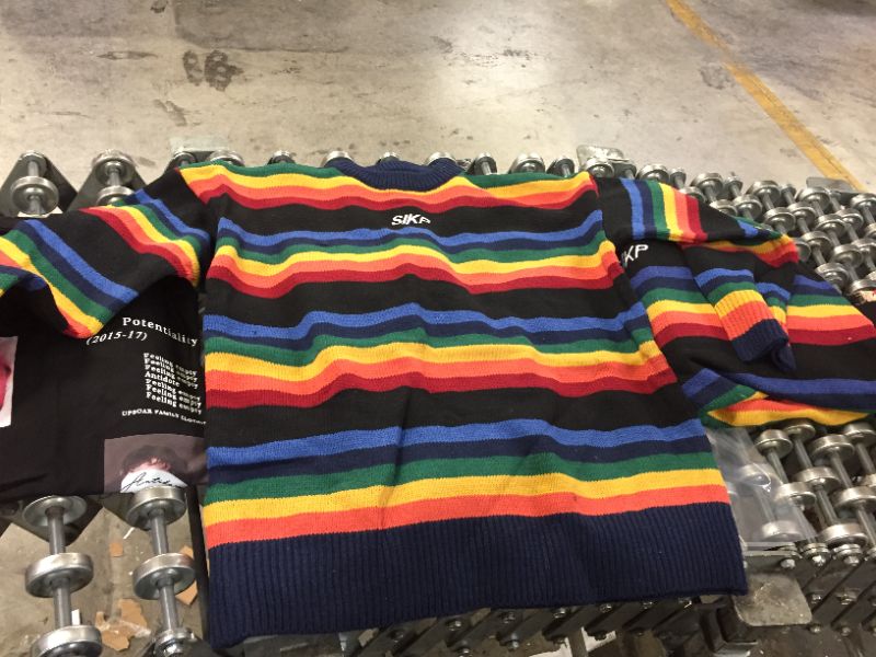 Photo 1 of  rainbow sweater m