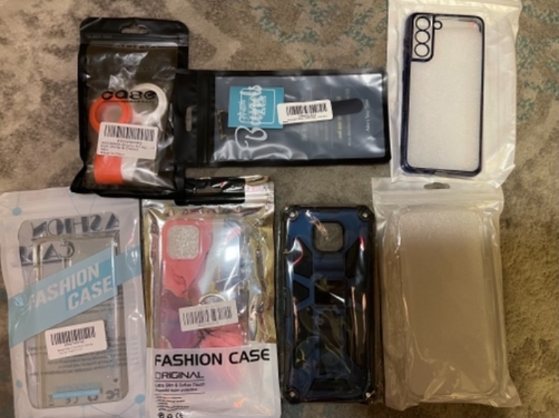 Photo 1 of Box Lot Of Misc Phone Cases 