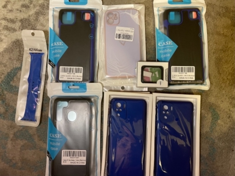 Photo 1 of Box Lot Of Misc Phone Cases 