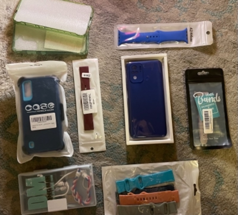 Photo 1 of Box Lot of Watch Bands/Phone Cases