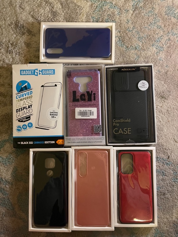 Photo 1 of Box Lot Of Misc Phone Cases 