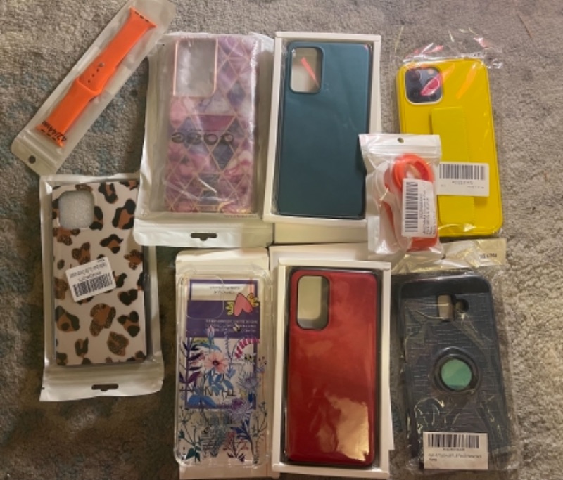 Photo 1 of Box Lot Of Misc Phone Cases 