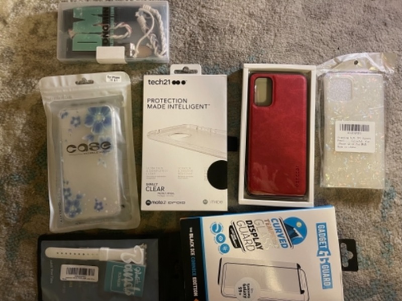 Photo 1 of Box Lot Of Misc Phone Cases