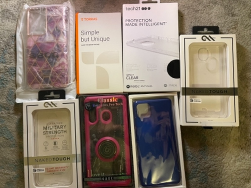 Photo 1 of Box Lot Of Misc Phone Cases