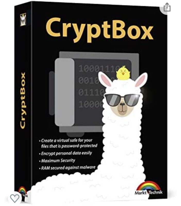 Photo 1 of CryptBox - Encrypt personal data easily - Maximum Security - Keep your confidential files 100% safe