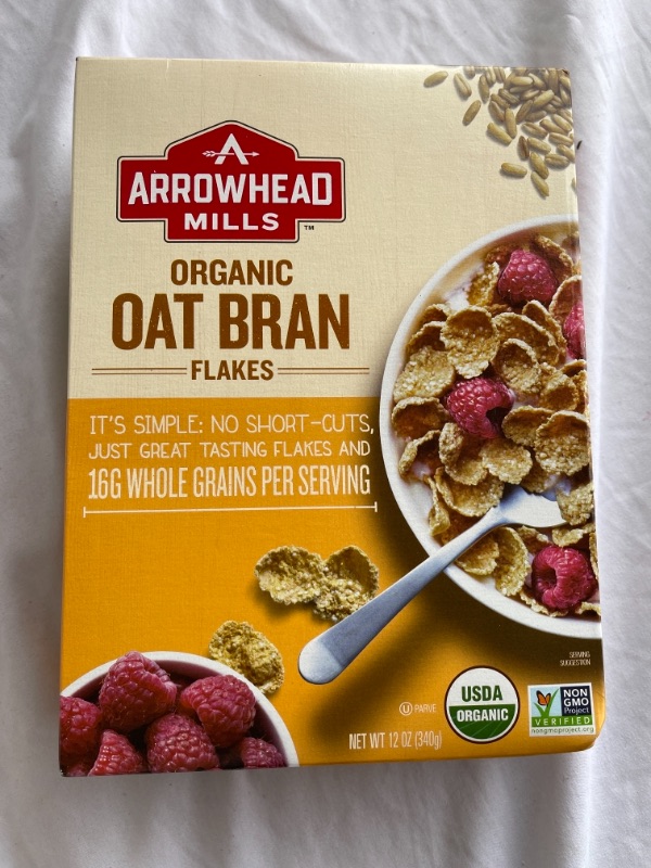 Arrowhead Mills Organic Oat Bran Flakes, 12 oz for sale | North Las ...