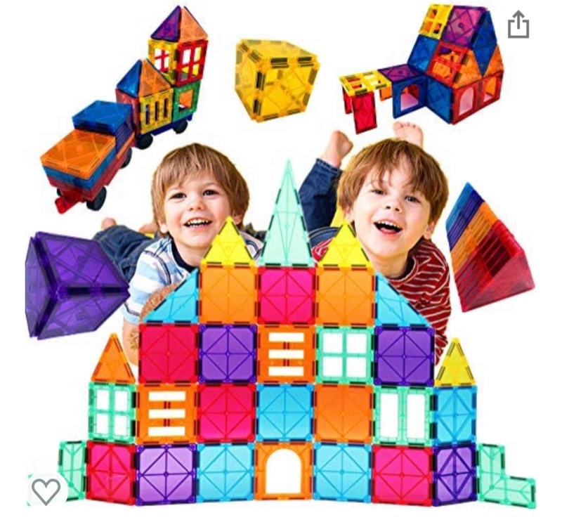 Photo 1 of 102 PCS Magnetic Building Blocks,Magnetic Tiles 3D Intelligence Toy,Creativity Beyond Imagination, Inspirational, Recreational,A Gift for Children,Educational Toys for Preschool Children