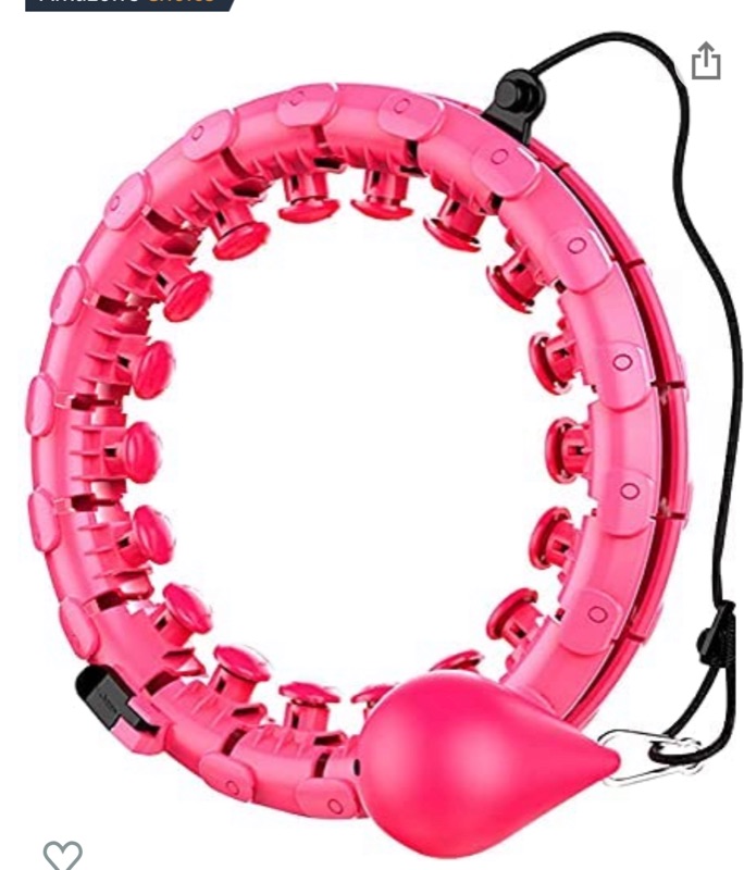 Photo 1 of actoper New Smart Hoop?Fitness Hula Hoop, Massage Weighted Hula Hoop,2 in 1 Abdomen Fitness Weight Loss Massage?Non-Fall Hula Hoops? Adjustable Size ?24 Detachable Knots