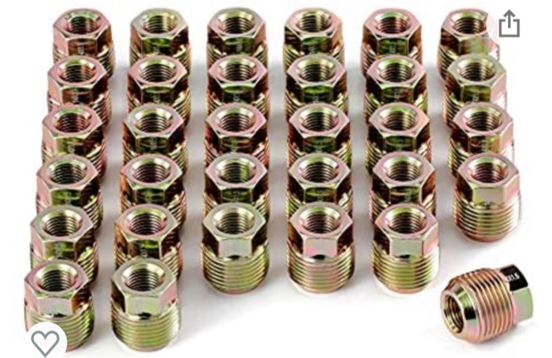 Photo 1 of 14x1.5 Lug Nuts Gold 32 Piece, M14x1.5 Lug Nuts Wheel Accessories Compatible with Chevy Silverado Suburban Express Avalanche GMC C2500 C3500 Sierra Yukon