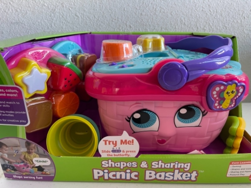 Photo 2 of LeapFrog Shapes & Sharing Picnic Basket, Pink