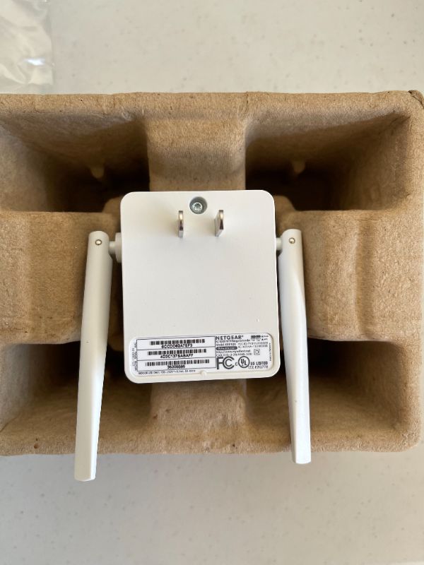 Photo 2 of NETGEAR Wi-Fi Range Extender EX6120 - Coverage Up to 1500 Sq Ft and 25 Devices with AC1200 Dual Band Wireless Signal Booster & Repeater (Up to 1200Mbps Speed), and Compact Wall Plug Design
