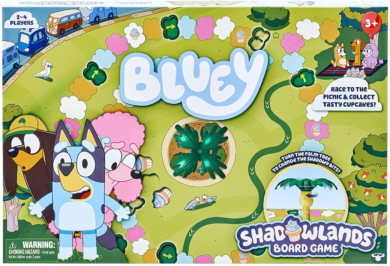 Photo 1 of Bluey - Shadowlands Board Game - Family Game Night, Unpredictable Fun - Engaging Fun for All - Collect All 5 Cupcake Cards | 2-4 Players | for Ages 3+