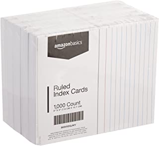 Photo 1 of Amazon Basics Ruled Lined Index Cards - 3x5 Inches (7 Packs of 100)