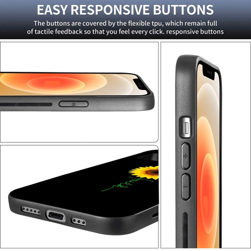 Photo 1 of Sunflower Faith Case for iPhone 12 Pro Max Fashion Flexible Smooth TPU Protective Cover for iPhone 12 Pro Max