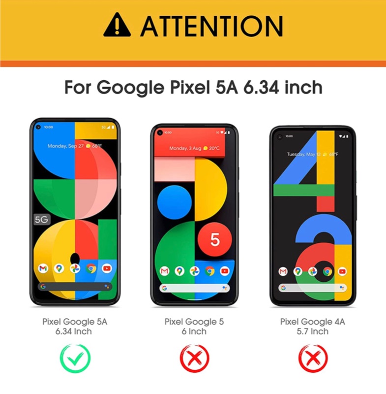 Photo 5 of 2 Sets - [3 Pack] OMOTON Screen Protector For Google Pixel 5a, Bubble Free, Easy Installation, Scratch Resistant, Tempered Glass Screen Protector Compatible for Pixel 5a 5G