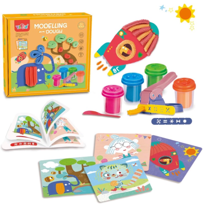 Photo 1 of Playdough Preschool Fundamentals & Shape and Learn Colors with 4 Non - Toxic Compound