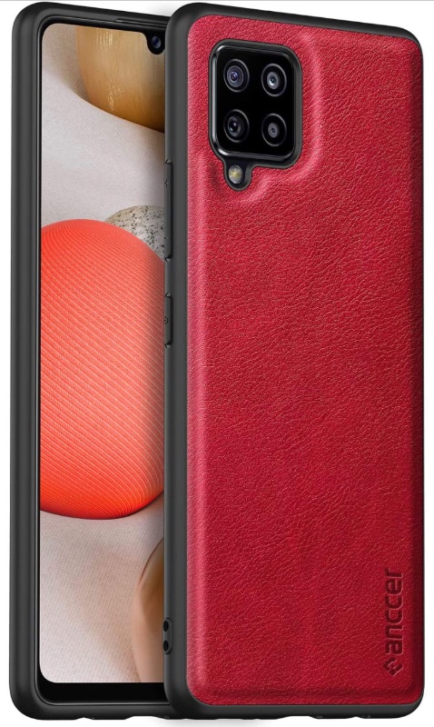 Photo 1 of anccer Newborn Series Compatible with Samsung Galaxy A42 5G Case (2020), Galaxy M42 5G Case (2021) (Red)