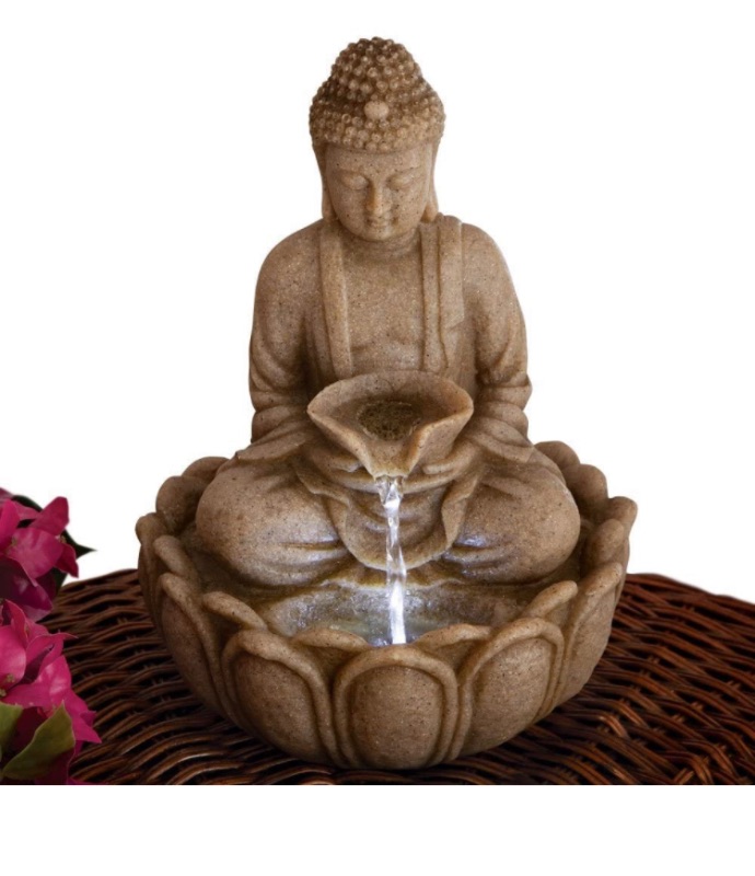 Photo 1 of Bits and Pieces - Indoor Buddha Fountain - Zen Tabletop Water Fountain