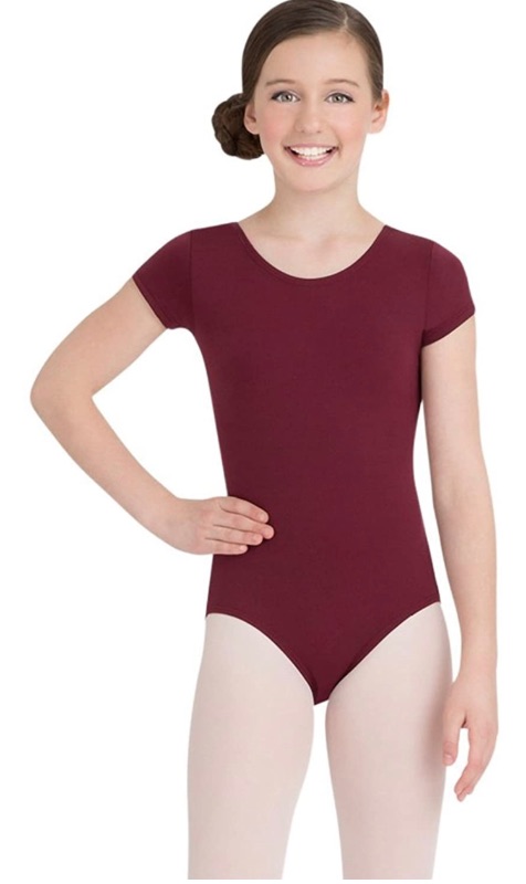 Photo 1 of Capezio Girls Team Basic Short Sleeve Leotard size L