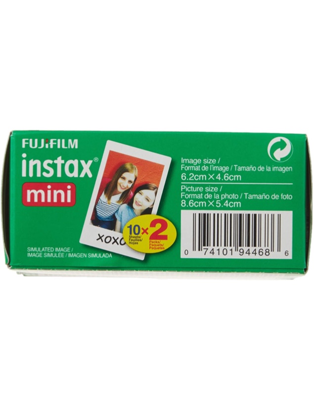 Photo 1 of 
Fujifilm Instax Mini Instant Film Twin Pack (White)