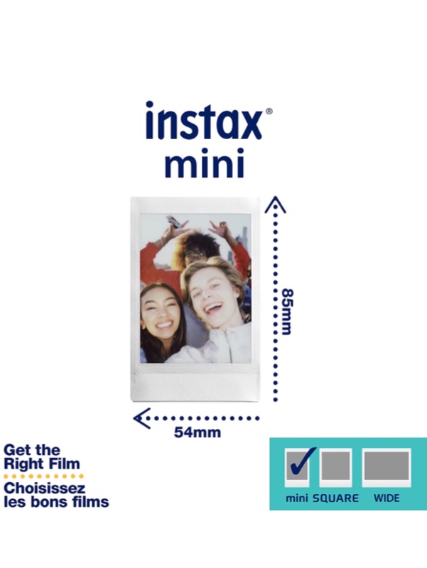 Photo 2 of 
Fujifilm Instax Mini Instant Film Twin Pack (White)