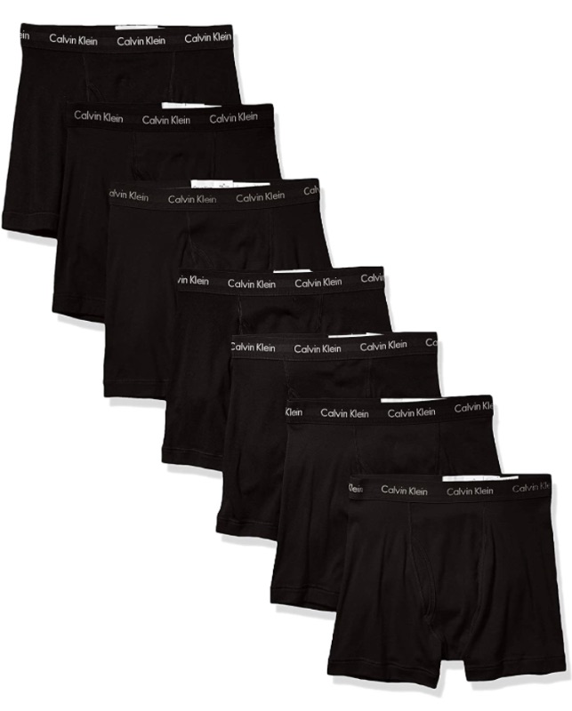 Photo 1 of Calvin Klein Men's Cotton Classics Megapack Boxer Briefs size L