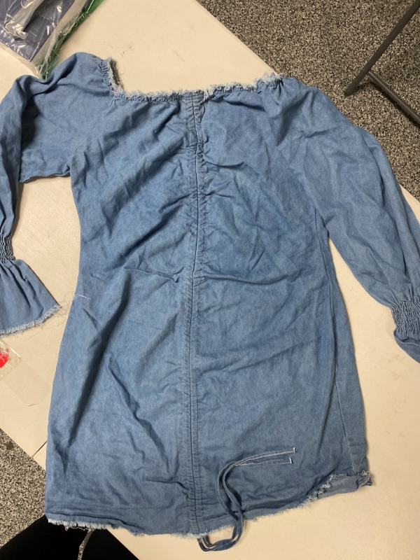 Photo 1 of Women’s denim dress long sleeve 2XL