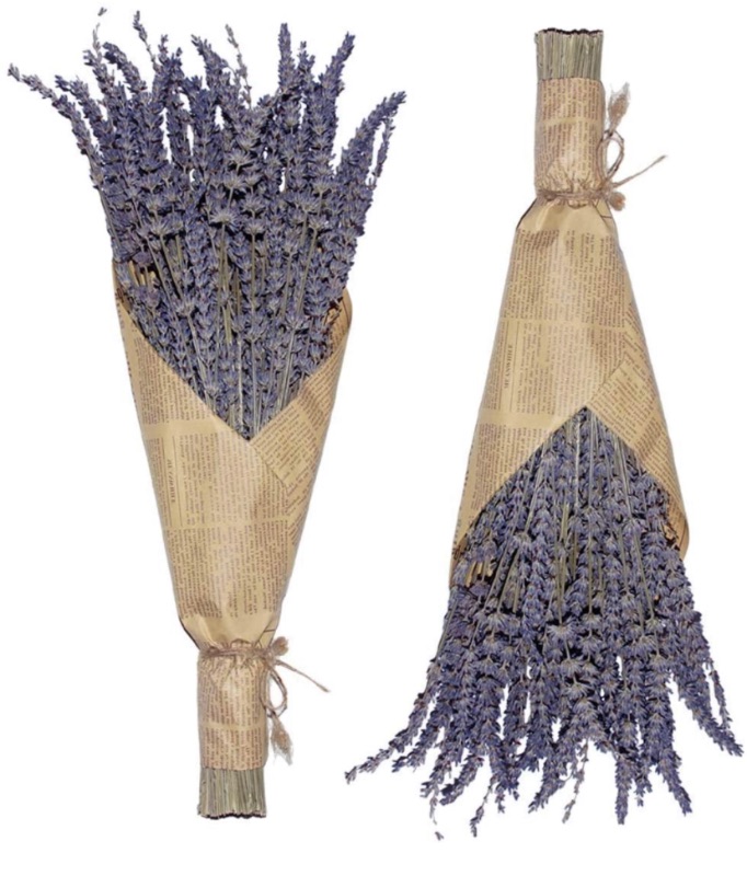 Photo 1 of Cedar Space Lavender Dried Flowers 2 Bunches Dried Lavender Ideal Home Fragrance Products for Home Decorations, Wedding, Party, Photography & Flower Arrangements, Total Length 16 Inches