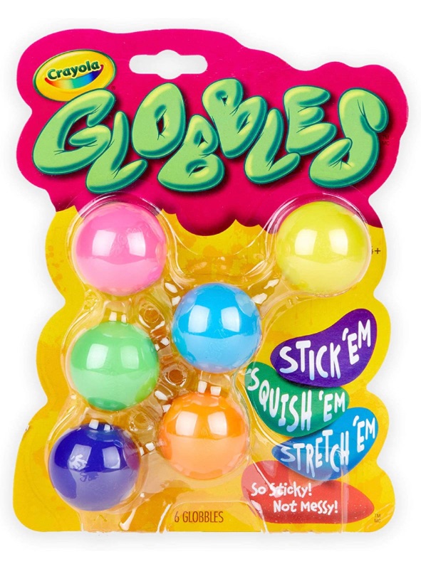 Photo 1 of Crayola Globbles, Fidget Toys, Squish Gift for Kids, Assorted Colors, 6 Count