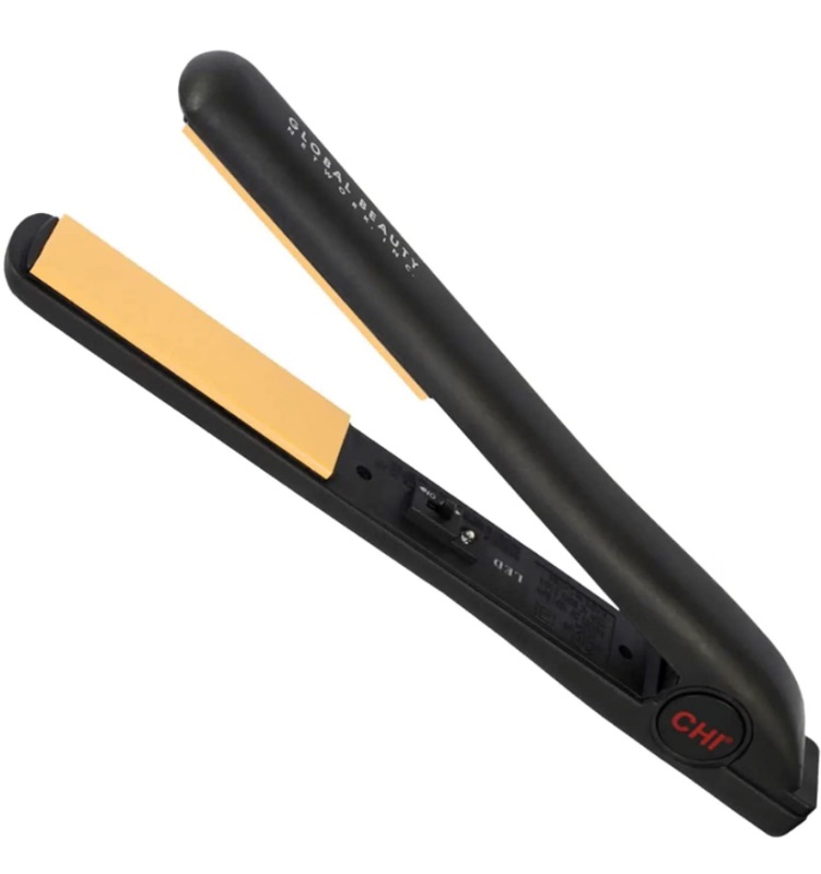 Photo 1 of CHI Original Flat Hair Straightening Ceramic Iron 1 Inch Plates - for Styling, Professional Black. 