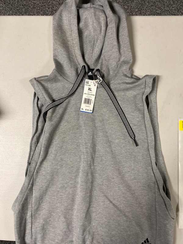 Photo 1 of Adidas sleeveless hoodie women’s size Large