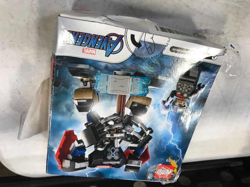 Photo 2 of Minor damage to box only-----LEGO Marvel Avengers Classic Thor Mech Armor 76169 Cool Thor Hammer Playset; Superhero Building Toy for Kids, New 2020 (139 Pieces)  