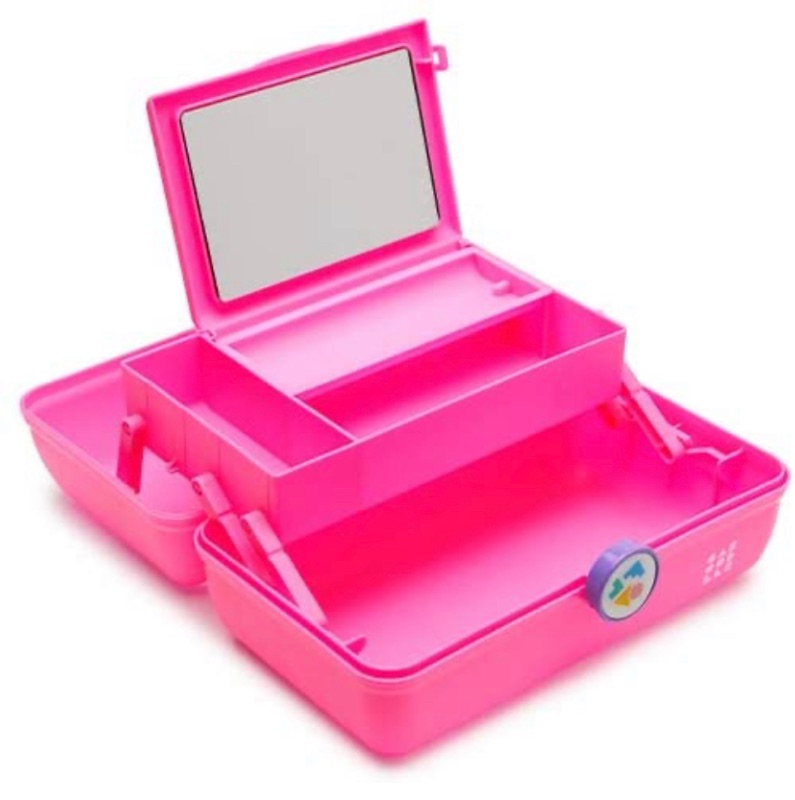 Photo 2 of Caboodles Miami beat - on-the-go girl cosmetic organizer, Neon Pink 