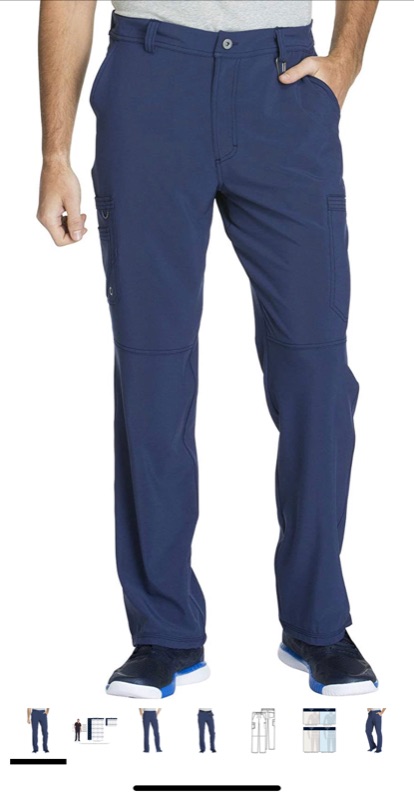 Photo 1 of Cherokee Infinity Men Scrubs Pant Fly Front CK200A size M