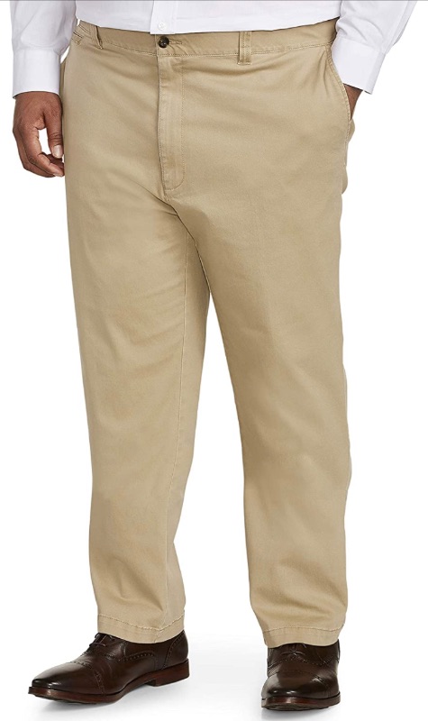 Photo 1 of Amazon Essentials Men's Big & Tall Athletic Casual Stretch Khaki Pant Fit by DXL size 60/34