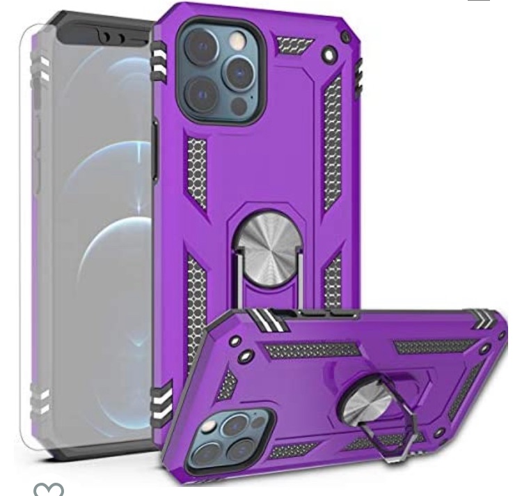 Photo 1 of Aymecl iPhone 12 Pro 6.7 purple case

Anndmo clear case  

Glass screen protector 