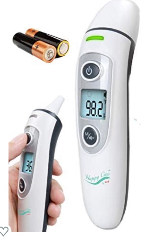 Photo 1 of Baby, Children's, Adult Ear and Forehead Digital Thermometer - Temporal Electronic Infrared, Dual F & C Temperature Mode, Fast 1 Second Read, for Infants, Babies, Kids & Adults, Ear Termometro