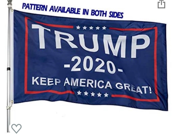 Photo 1 of Donald Trump 2020 MAGA Flags 3x5 Outdoor- DOUBLE SIDED PRINT Keep America Great Flag Banner Indoor