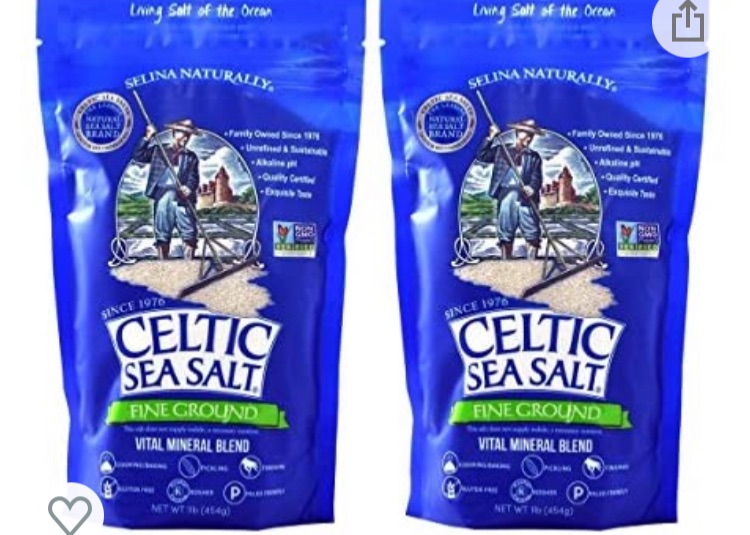 Photo 1 of Celtic Sea Salt Resealable Bags, Fine Ground, 1 Pound, 2 Count