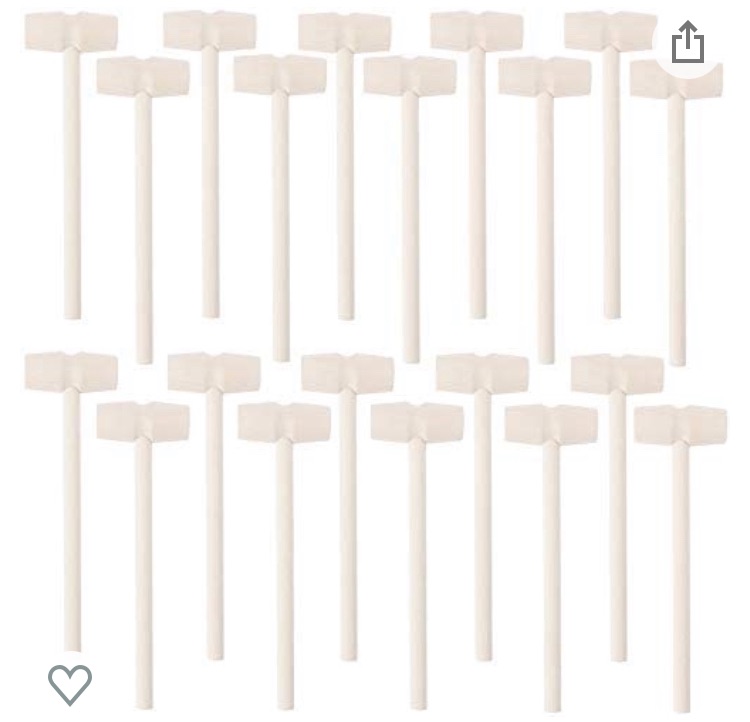 Photo 2 of 22 Pcs Mini Wooden Hammer Mallet, Vanknono Wooden Mallet for Cracking Seafood, Crab, Lobster, Chocolate Hammer Jewelry Hammer for Craft Jewelry Making

Tough Jump Rope - 9.8ft Rope Skipping for Heighten, Weight Loss and Fitness - Came with a Storage Bag

