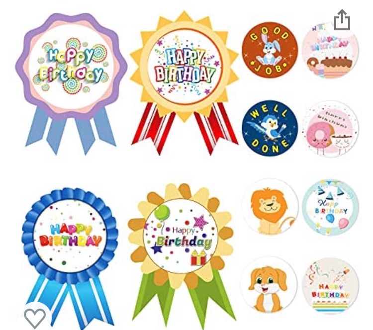 Photo 4 of BAPHILE 360PCS Happy Birthday Badge Stickers,Watercolor Happy Birthday Stickers Animal Reward Stickers Zoo Animal Stickers for for Kids Home Classroom Birthday

Back to school banner and picks 

RAINBOW WSK 016 12 PCS Halloween Bat Wall Stickers 4 Size 3D