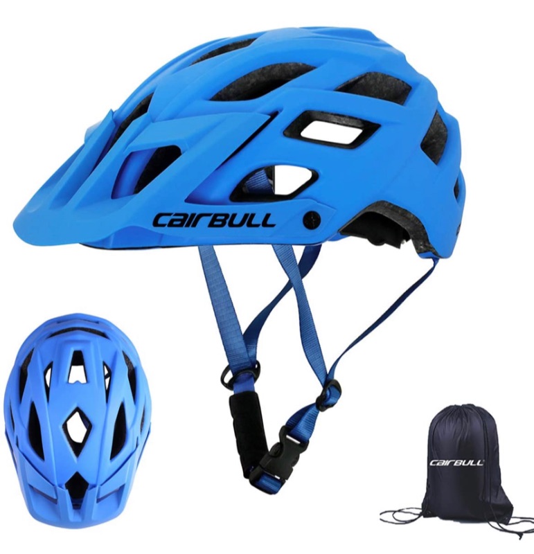 Photo 1 of Cairbull Mountain Bike MTB Adults Men/Women Intergrally-Molded 22 Vents Cycling Helmet with Visor 55-61 cm Adjustable Bike Racing Protect