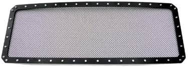 Photo 1 of 2011-2016 Ford F-250/F-350 Super-Duty Rivet Black Mesh Grille Insert #FL6828H