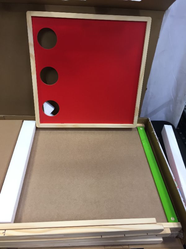 Photo 1 of Award Winning Hape All-in-One Wooden Kid's Art Easel with Paper Roll and Accessories Cream, L: 18.9, W: 15.9, H: 41.8 inch