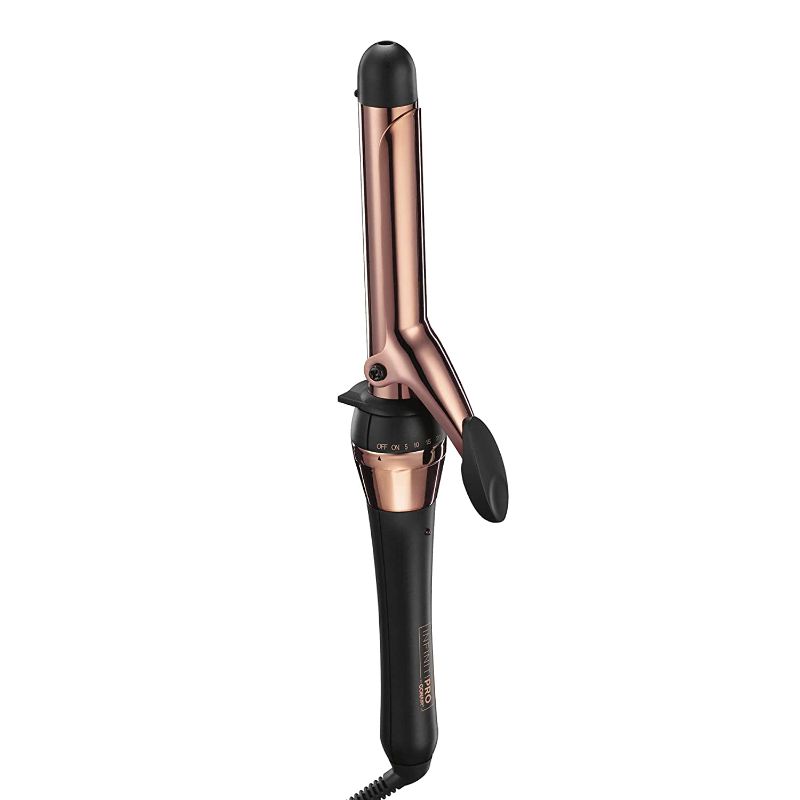 Photo 1 of Conair INFINITIPRO BY Titanium 1Inch Curling Iron, Black / Rose Gold, 1 Count